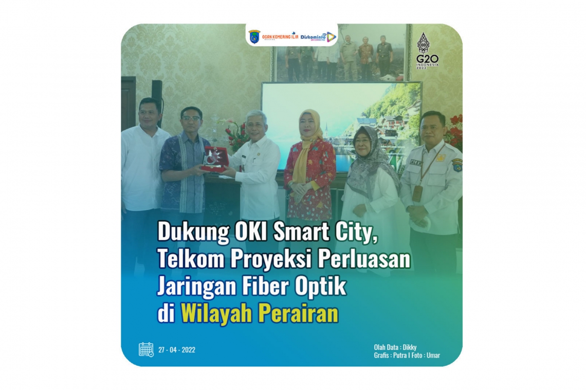 Dukung OKI Smart City, Telkom Proyeksi Perluasan Jaringan Fiber Optik di Wilayah Perairan